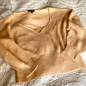 NWOT Jcrew sweater sz s light peach color